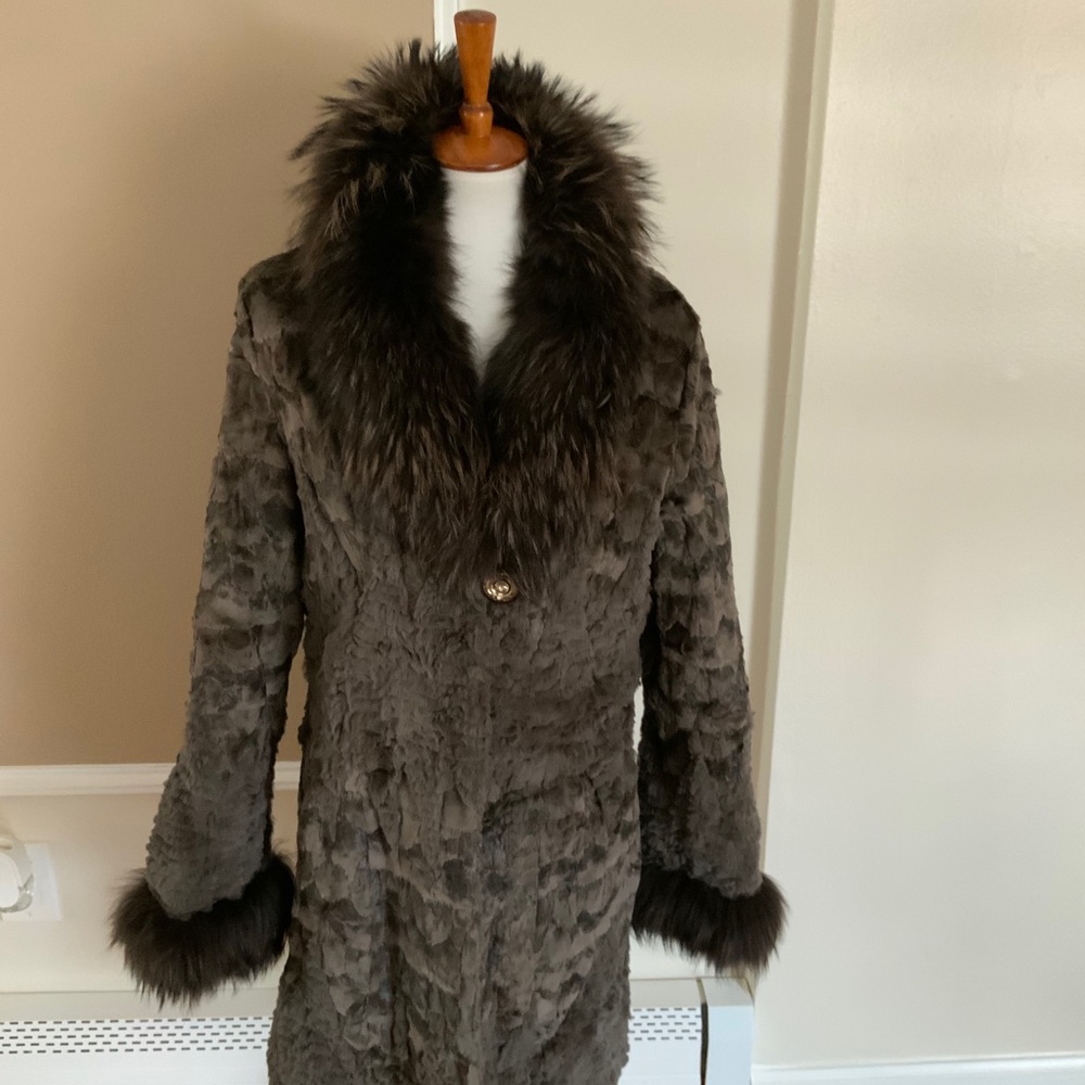 Mink and Fax beautiful coat
